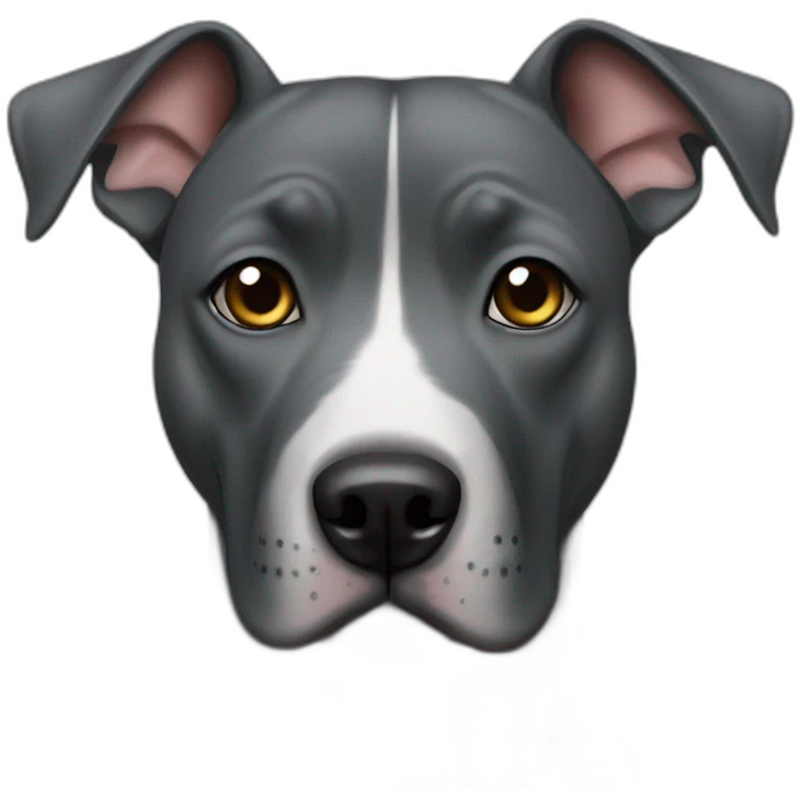 dark grey amstaff emoji