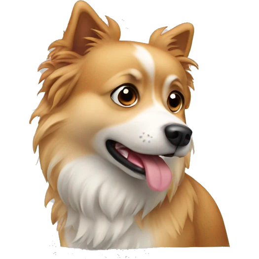 Dog Spitz emoji