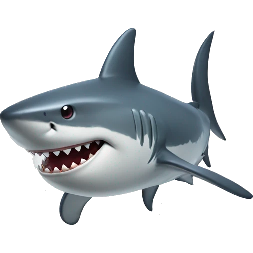 Shark with a top hat in NYC emoji