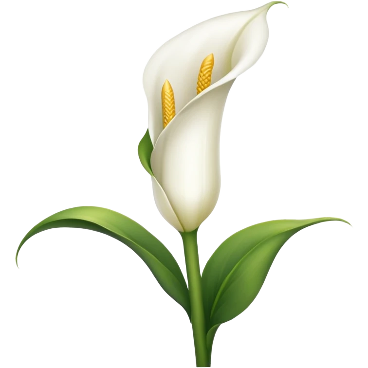 Calla plant emoji