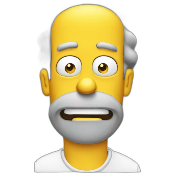 Homer smoke emoji