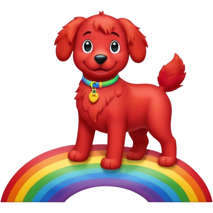 rainbow clifford emoji
