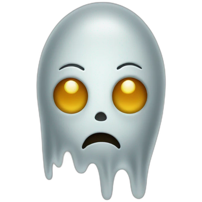 ghost with a no sign emoji