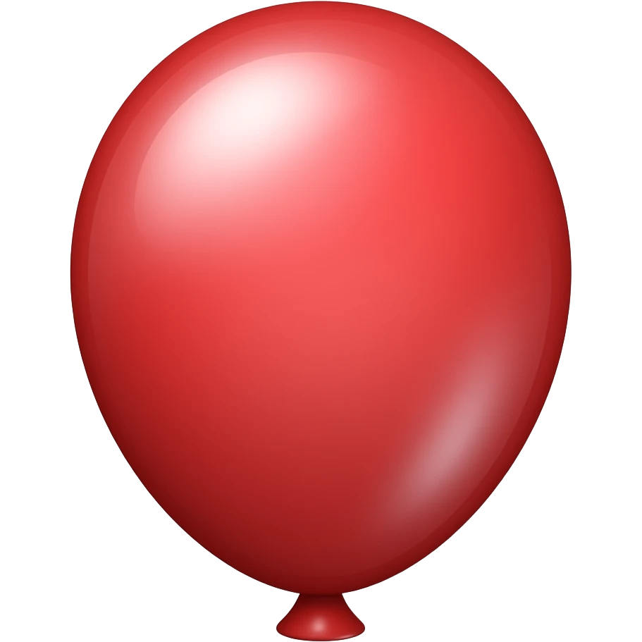 red balloon emoji