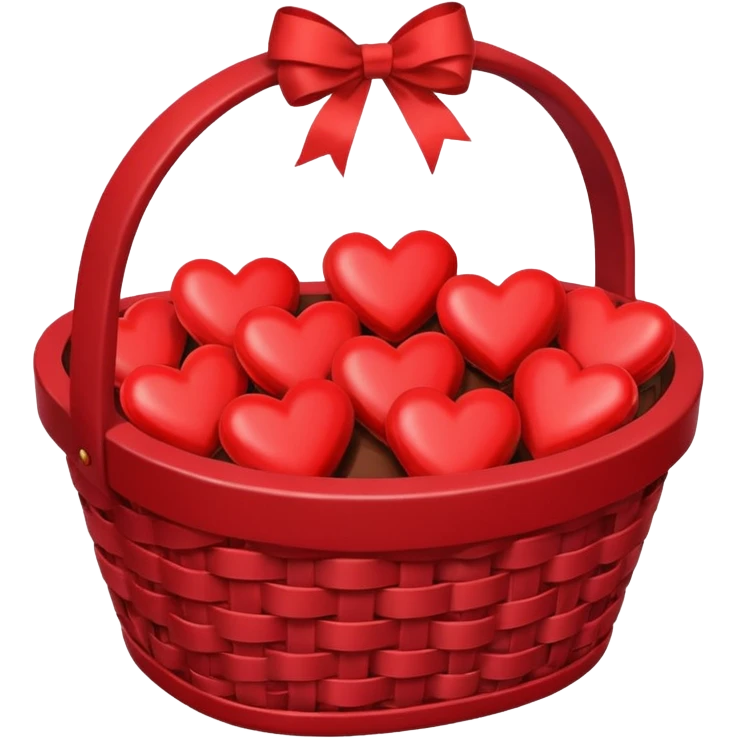 Valentine’s Day basket emoji