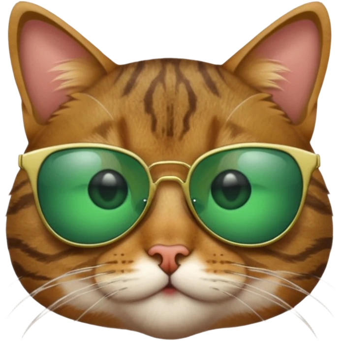 Cat wearing sunglasses emoji