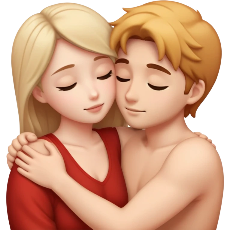 intimate moment between lovers emoji