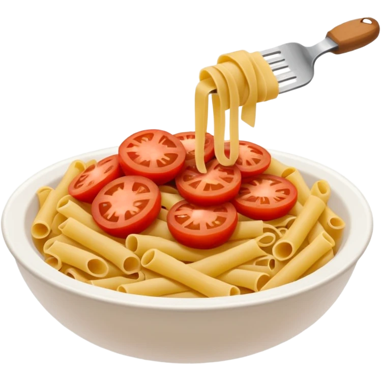 Pasta vermelha com papel emoji