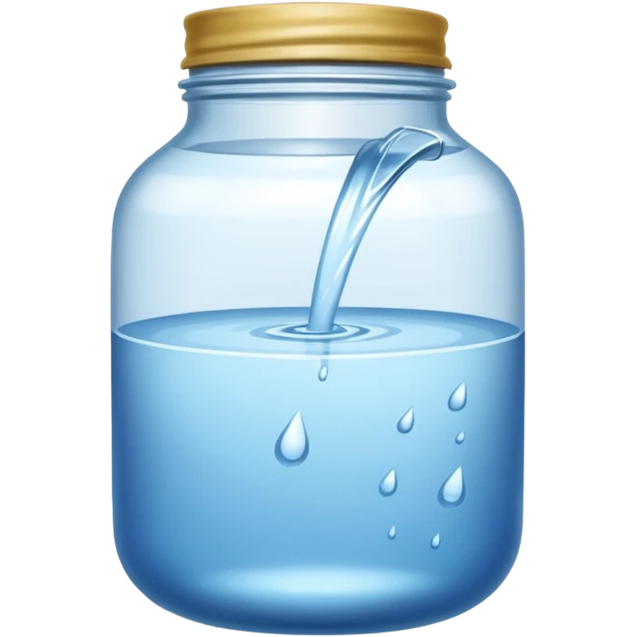 Aquarius (a jar spilling water outward) emoji