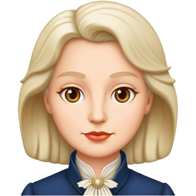 founding father with feminine face emoji