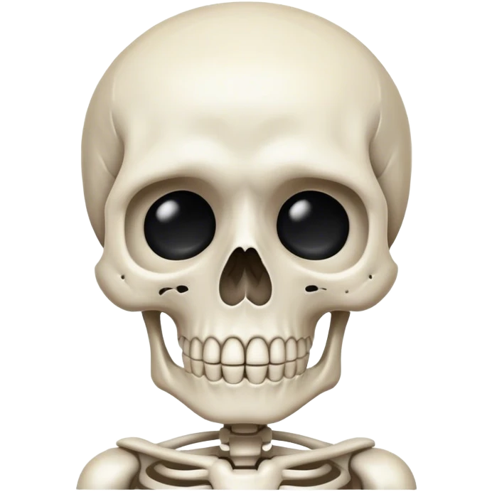 Sad skeleton  emoji