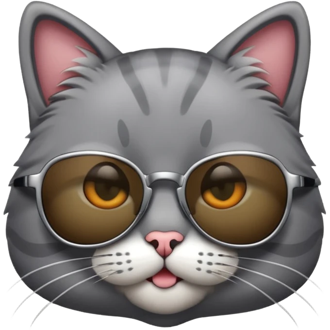 Cat wearing sunglasses emoji