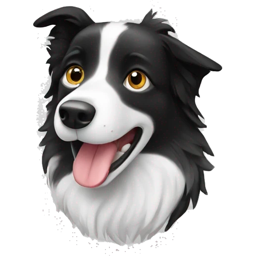 Border collie  emoji
