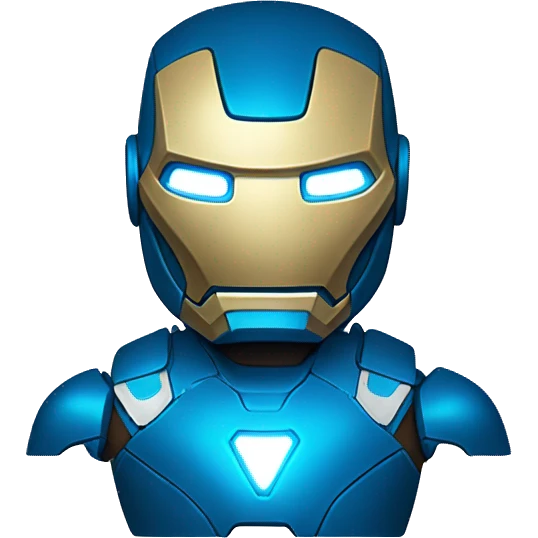 ironman blue suit emoji