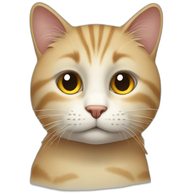 cat deep in thought emoji