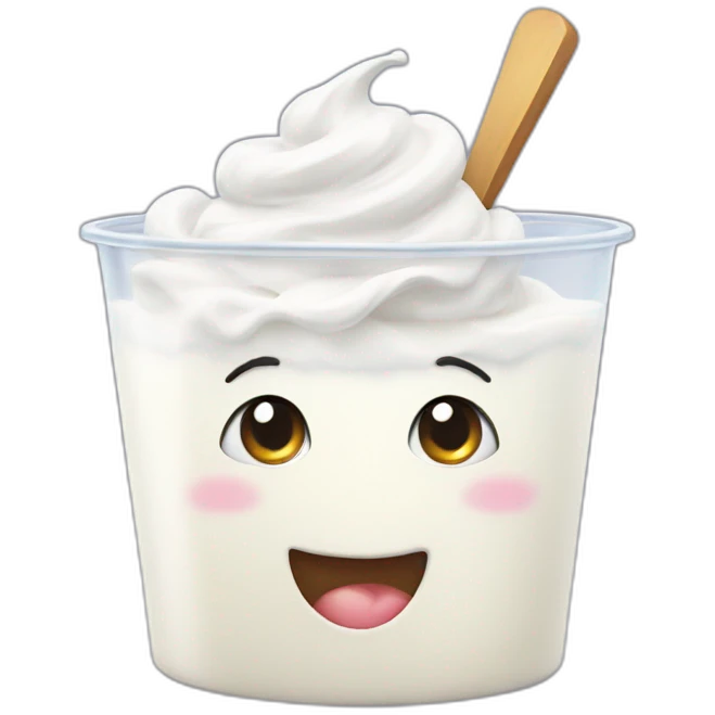 yoghurt emoji