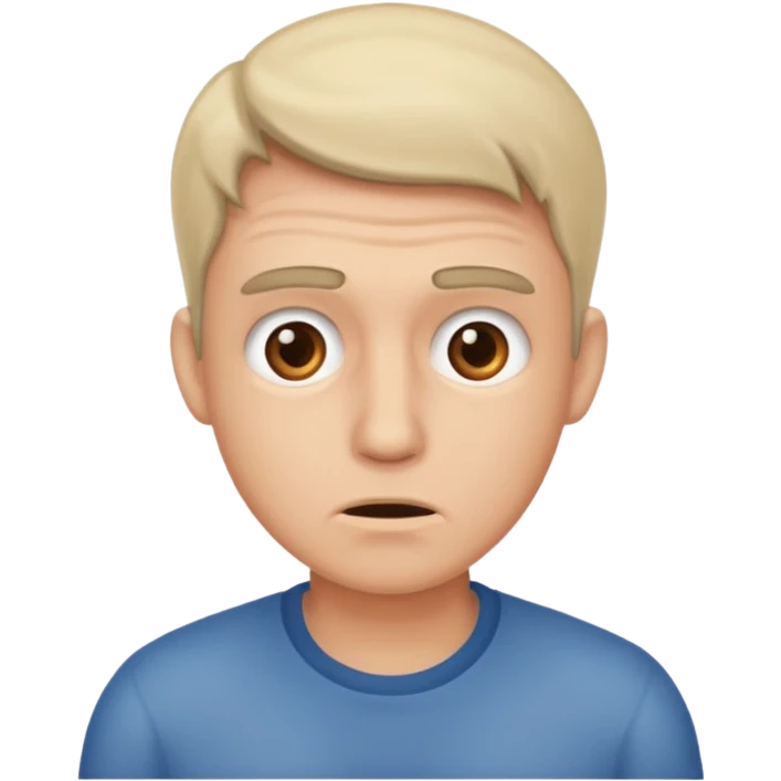 a man that dont know what to do emoji