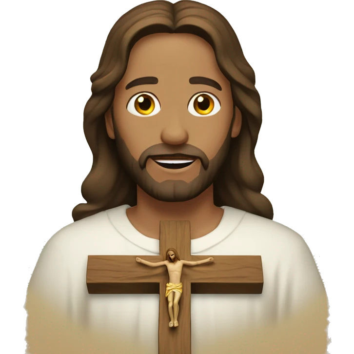 jesus on cross emoji