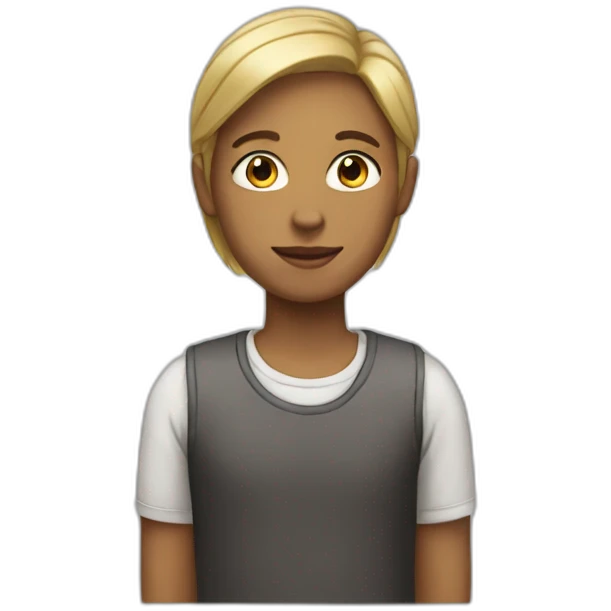 Human girl on human man emoji