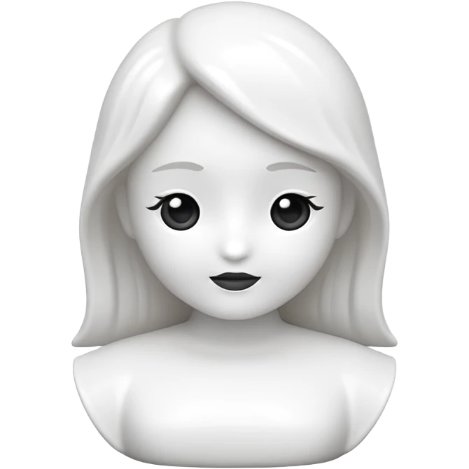 una figura de porcelana emoji