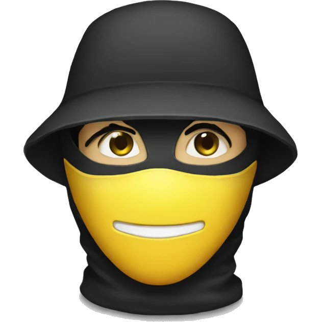 masked hacker emoji