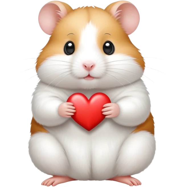 Hamster qui fait un cœur coréen emoji
