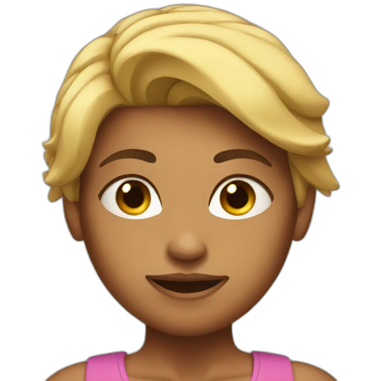 Very muscular woman emoji
