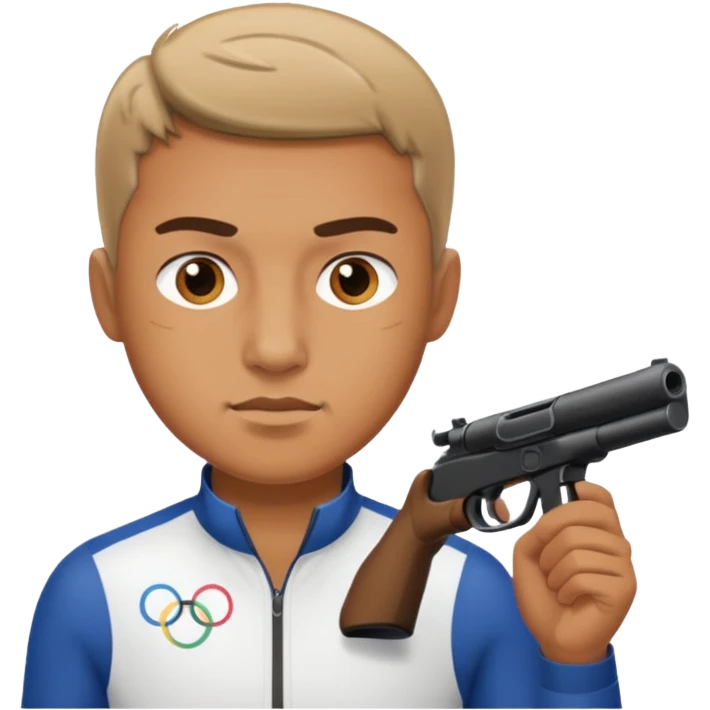 a guy shooting in Olympic  emoji
