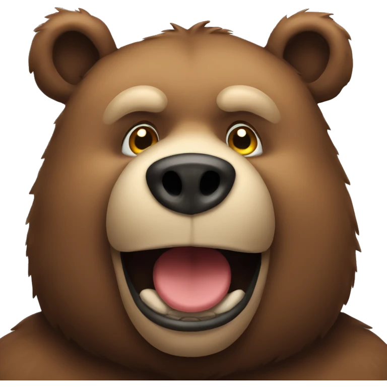 Big fat bear  emoji