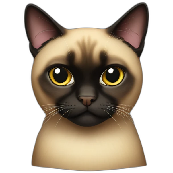 grumpy bombay cat emoji