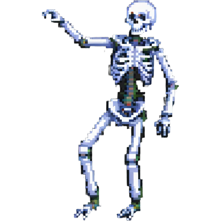 dancing skeleton emoji