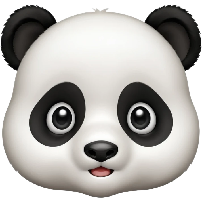 extremely shocked baby panda bear emoji