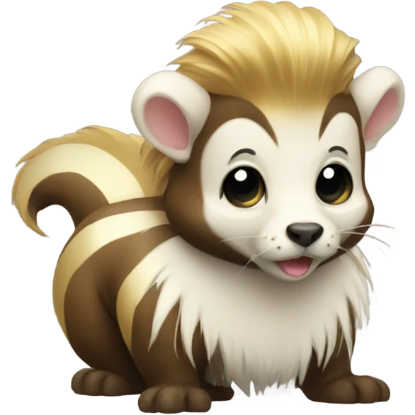 Golden skunk emoji