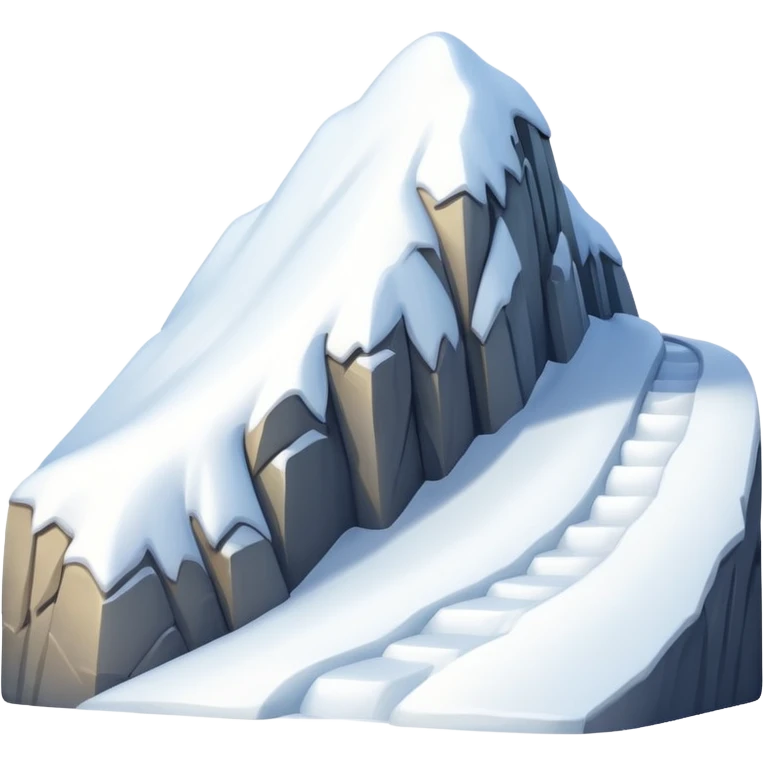 snow slope emoji