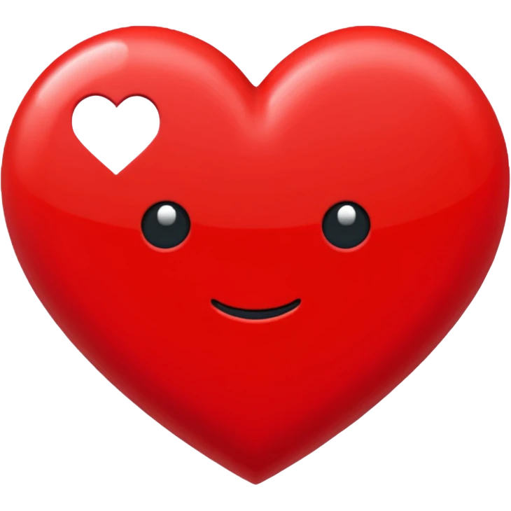 Pixelated heart emoji