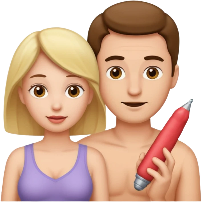 couple fucking in a bed man is putting penis in woman emoji