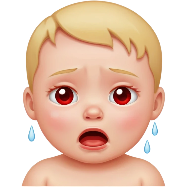 bebê chorando emoji