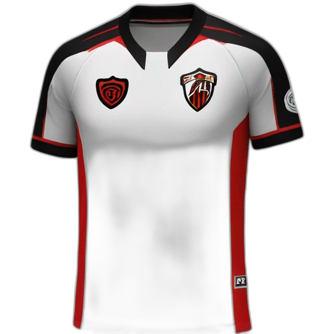 Liga Deportiva Alajuelense uniform color black red emoji