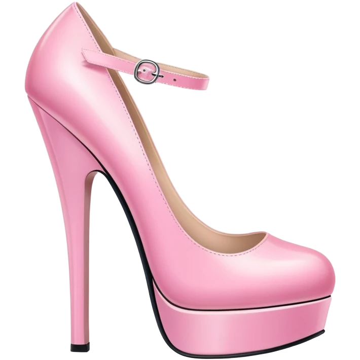 pink platform heels pink heels emoji