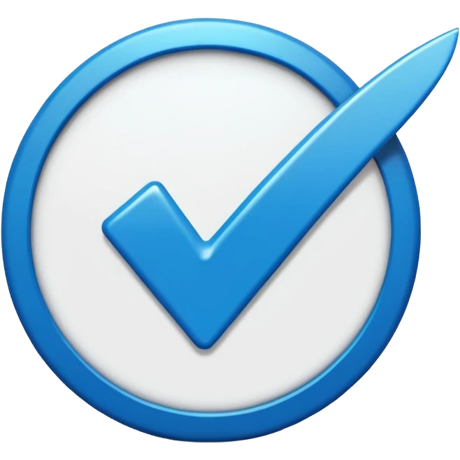 I want a blue background and a white checkmark inside it emoji which I will call the "Fake Roblox Verified Badge Emoji" and the blue background should be square and it should be the "🟦" emoji being the background emoji