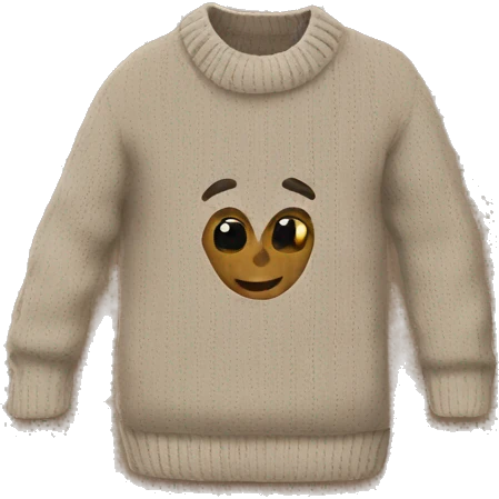 neutral sweater emoji