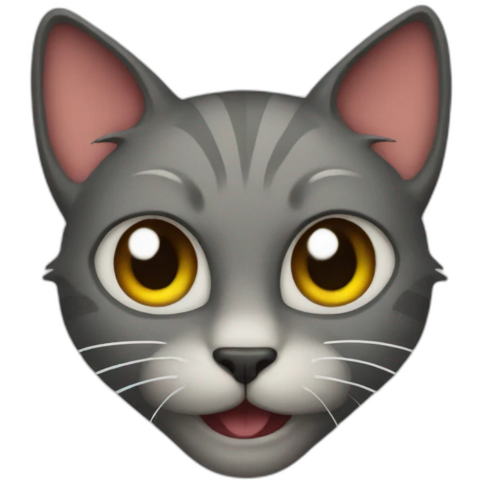 evil cat emoji