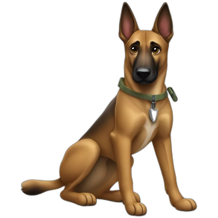 Archer the malinois emoji