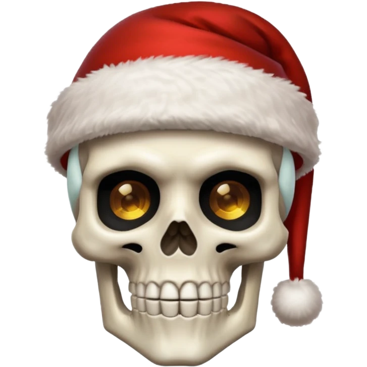 minecraft chistmas sceleton emoji