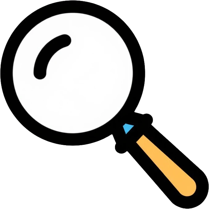 magnifying glass emoji