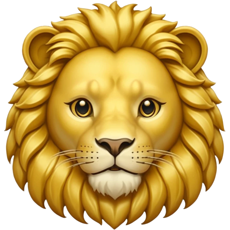 Fais un emoji de pièce d'or avec l'inscription F dessus et un lion très détaillé emoji