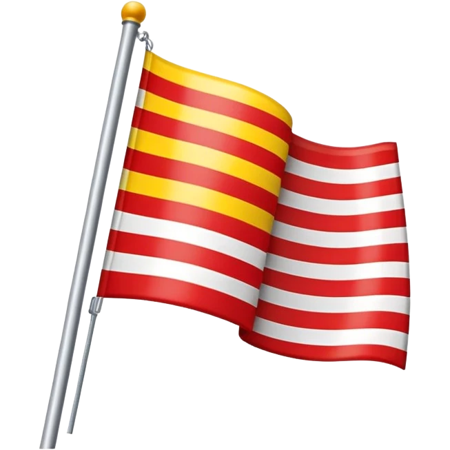 Флаг 🤍❤️💛 emoji