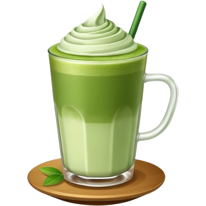 Matcha latte drink  emoji