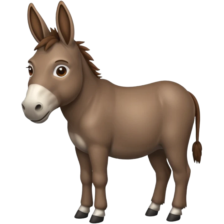 Donkey farting emoji