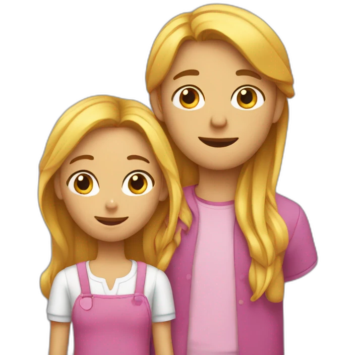 Fille et garçon emoji